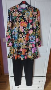 One-piece Floral Tracksuit