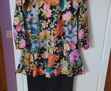 One-piece Floral Tracksuit