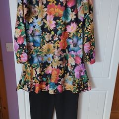 One-piece Floral Tracksuit