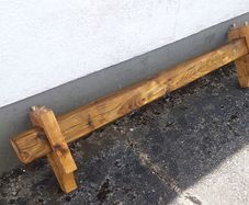 Rustic Oak Beam Mantle / Shelf