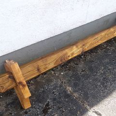 Rustic Oak Beam Mantle / Shelf