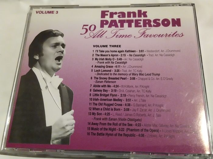 Frank Paterson All Time Favourites Cd