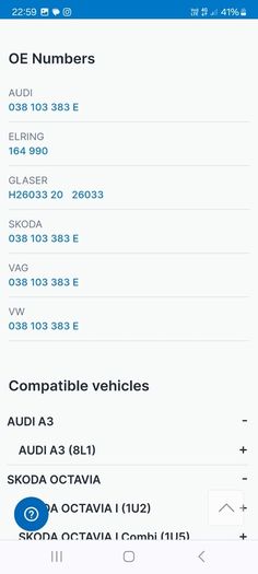 Audi skoda Volkswagon head gasket