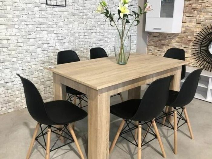 6-Seater Nordic Oak Dining Set