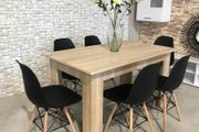 6-Seater Nordic Oak Dining Set