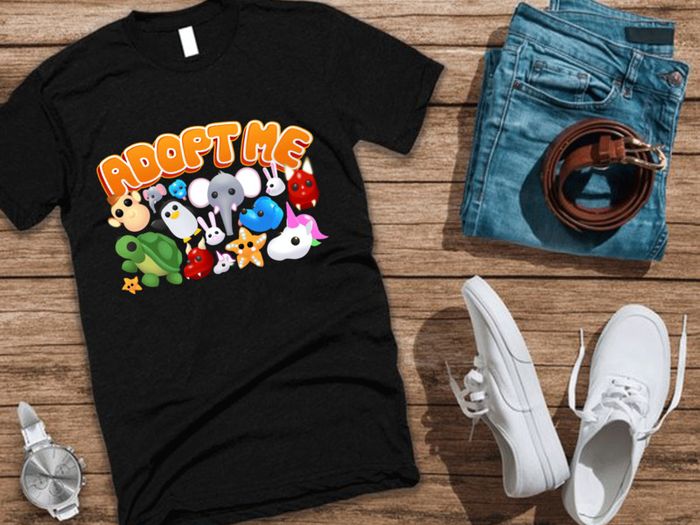 Adopt me Roblox game t-shirt for kids all sizes roblox tshirt