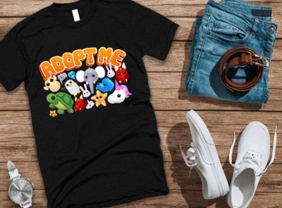Adopt me Roblox game t-shirt for kids all sizes roblox tshirt