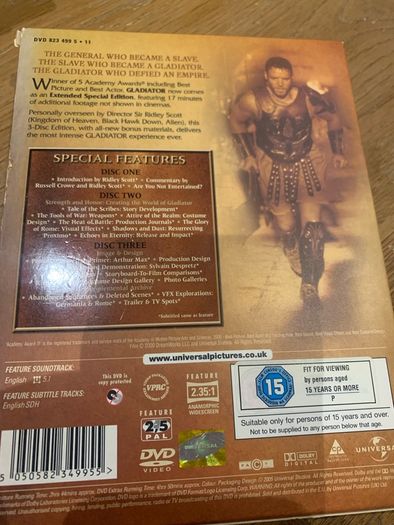 Gladiator (3 Disc Extended Special Edition)