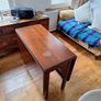 Edwardian mahogany folding table Image 3