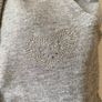 Brand new Cotton Rich Grey Marl Joggers with Heart Design Image 4