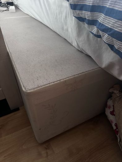 Free - two single bed base with headboards (you can use it as a double bed)