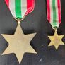 WW2 British Army Italy Star + miniature Image 3