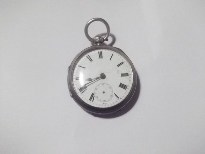a rare solid silver pocket watch chester  silver date 1774
