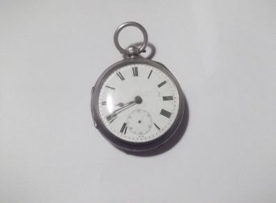 a rare solid silver pocket watch chester  silver date 1774