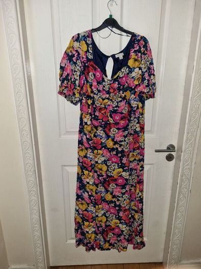 Monsoon Floral Maxi Dress Size Uk 22