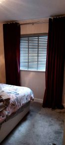 curtains..velet 90 by 90 Burgundy