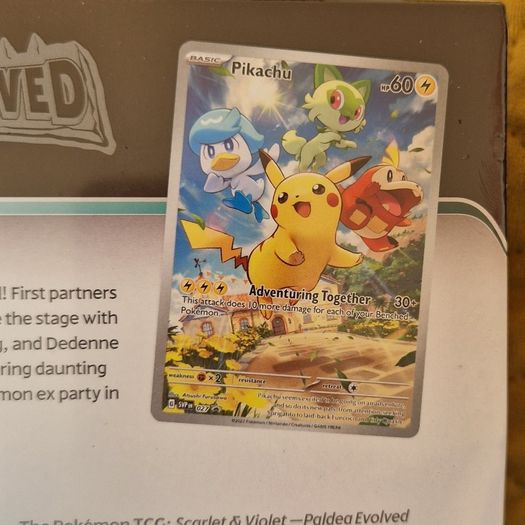 Pokemon Scarlet and Violet Paldea Evolved ETB (free shipping)