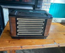 art deco style radio
