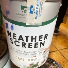6 x5 litre cans of new paint