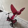 Pink toddler trike with parent handle and canopy Image 2