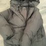 girls puff jacket black Image 2