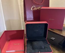 Cartier Watch Presentation Case and Box and Gift Bag