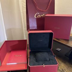 Cartier Watch Presentation Case and Box and Gift Bag