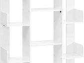 _Tree-Shaped Bookcase with 13 Compartments, white