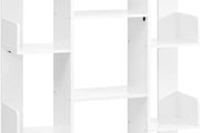 _Tree-Shaped Bookcase with 13 Compartments, white
