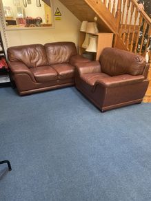 Sofa and armchair