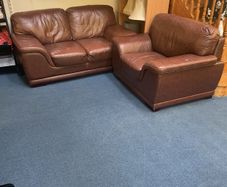 Sofa and armchair
