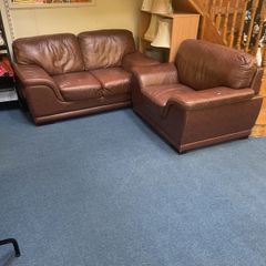 Sofa and armchair