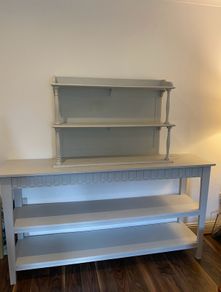 Solid wood side board