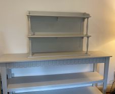 Solid wood side board