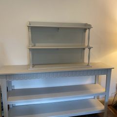Solid wood side board