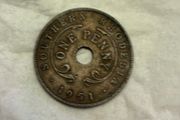 Vintage Southern Rhodesia One Penny