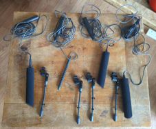 Akg c747 set of 4 + various attachments