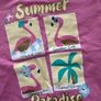 Summer T-shirt for a girl with flamingos, 116cm, 5-6 years Image 2