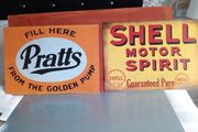 Shell oil classic car poster Pratts petrol large poster