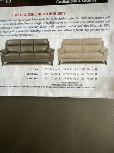 Leather Sofa Set