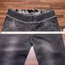 Vintage Vibe Embroidered Low Waist Black Jeans.Statement Waist V XS 6-8 Image 9