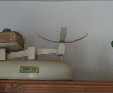 vintage weighing scales