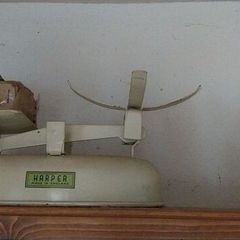 vintage weighing scales
