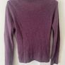 N.Peal Cashmere Jumper Plum Purple Size S Round Neck Luxury Knit Soft Image 2