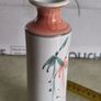 Louis Mulcahy Pottery from Dingle Peninsula With Blue With Pink Fuchsia Design Ireland Hand Made Bud Vase Image 9