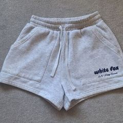 white fox shorts