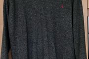 XL Mens Grey Wool Mix Jumper( 10% Cashmere)