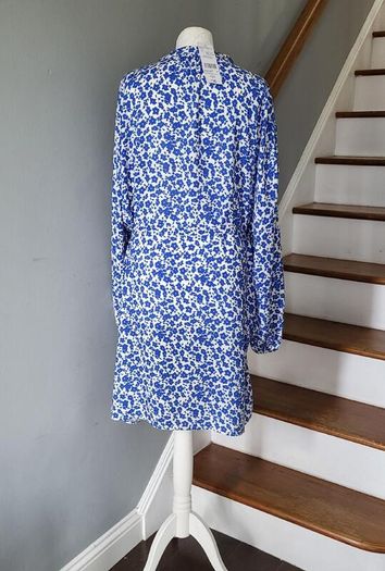 F&F blue & white dress, Size 18, BNWT