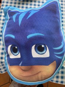 Two 3D PJMasks Cushions. ( Cat boy & Gekko )