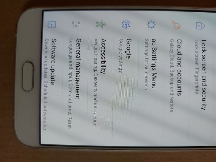 Samsung Galaxy A8, 32GB, 2GB Ram, Model SCV32, Android 7.0, in excellent cosmetic and working Condition